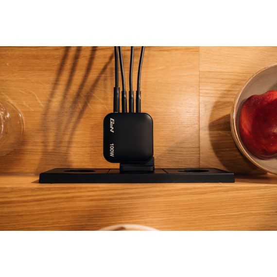 USB-ЗАРЯДНОЕ УСТРОЙСТВО  VERBATIM MINI GAN CHARGER 100W