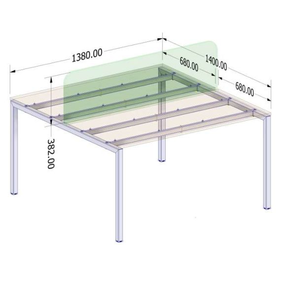ECRAN OFFICE 1300X440 (H)