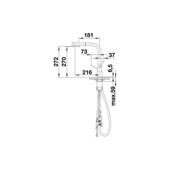 BLANCO FONTAS-S II BLACK ROCK