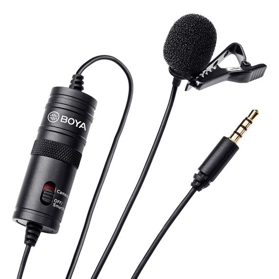 ПРОВОДНАЯ ЛАВАЛЕРА BOYA BY-M1 3.5 JACK, ЧЕРНЫЙ