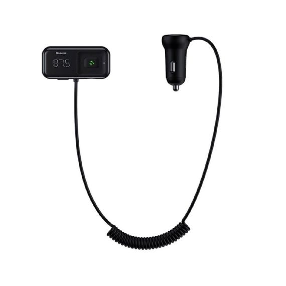 BASEUS АВТОМОБИЛЬНОЕ ЗАРЯДНОЕ УСТРОЙСТВО MP3 TYPED S-16 2XUSB 3.1A, ЧЕРНЫЙ