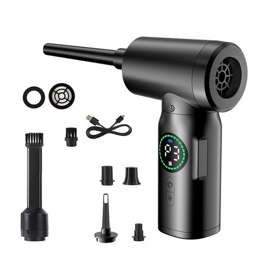 АККУМУЛЯТОРНЫЙ ВОЗДУШНЫЙ ПЫЛЕСБОРНИК ДЛЯ ЧИСТКИ КОМПЬЮТЕРА, ДВЕ СКОРОСТИ, 50000 ОБ/МИН