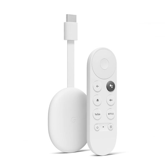 GOOGLE CHROMECAST 4K С GOOGLE TV БЕЛЫЙ