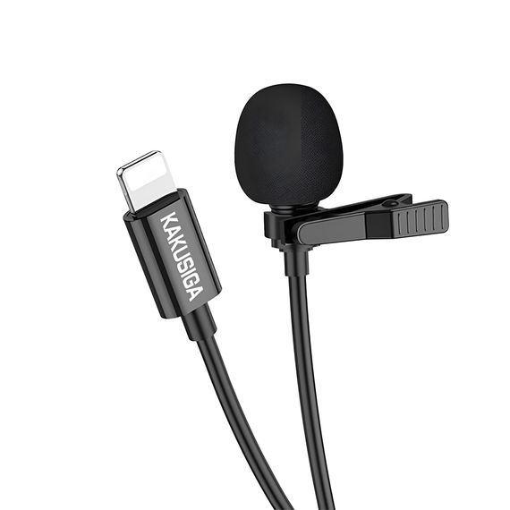 ПРОВОДНАЯ ЛАВАЛЕРА KSIGA KSC-764 LIGHTNING 2M, ЧЕРНЫЙ