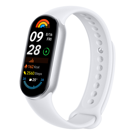 СПОРТИВНЫЕ/ТРЕНИРОВОЧНЫЕ ЧАСЫ XIAOMI SMART BAND 9, GLACIER SILVER