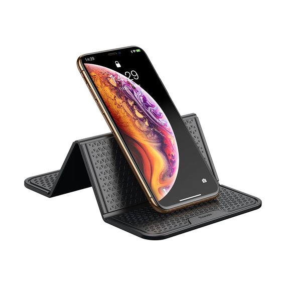 АВТОМОБИЛЬНЫЙ КРОНШТЕЙН ДЛЯ МОБИЛЬНОГО ТЕЛЕФОНА НЕСКОЛЬЗЯЩИЙ МНОГОФУНКЦИОНАЛЬНЫЙ АВТОМОБИЛЬНЫЙ КРОНШТЕЙН, ЧЕРНЫЙ