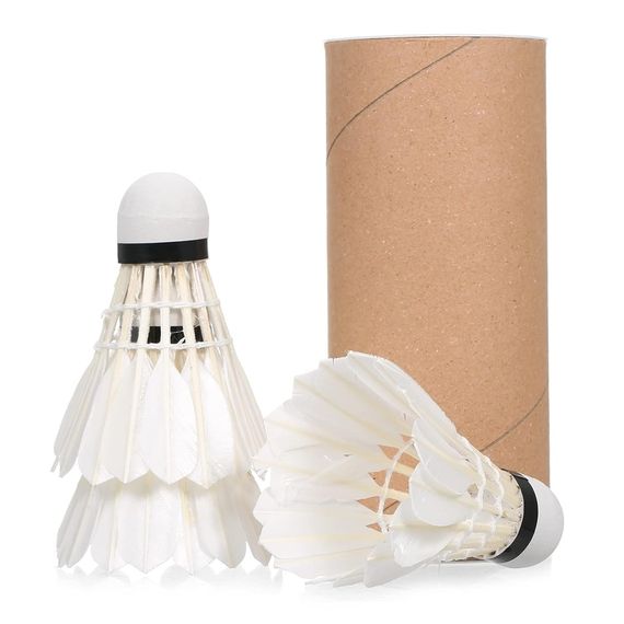 ШАТТЛ ДЛЯ БАДМИНТОНА 8СМ, НЕЙЛОН, 3ШТ В ТУБУСЕ, 7*7*15,5СМ