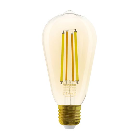 SONOFF SMART LED FILAMENT BULB (AMBER) WI-FI E27 7W 700LM (B02-F-ST64)