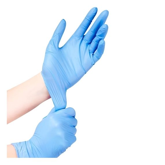 МЕДИЦИНСКИЕ ПЕРЧАТКИ MEDCARE NITRIL, СИНИЕ M. КОРОБКА 100 ШТ/ 40151100