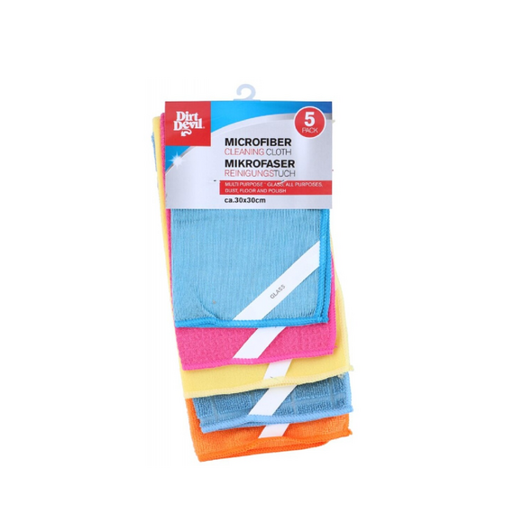 DIRT DEVIL CLOTH MF 5 ШТ 30X30 СМ DDMFCLO5.2