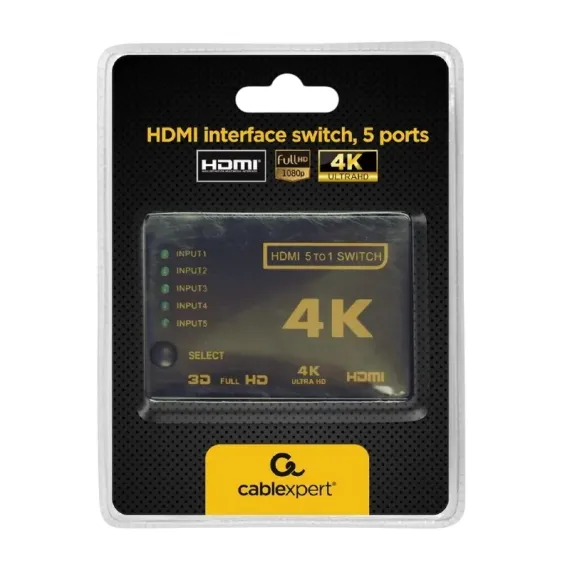 ПЕРЕКЛЮЧАТЕЛЬ ИНТЕРФЕЙСА HDMI CABLEXPERT DSW-HDMI-53
