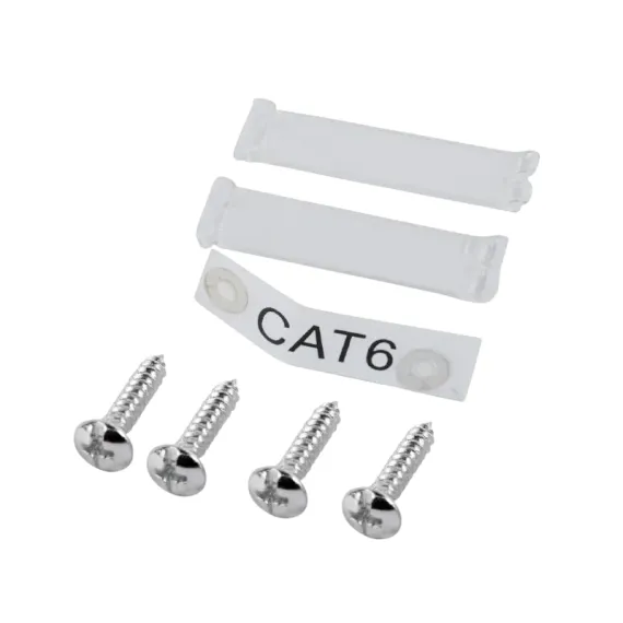 РОЗЕТКА ДЛЯ НАСТЕННОГО КРЕПЛЕНИЯ CABLEXPERT МВС-2С6-01, БЕЛЫЙ