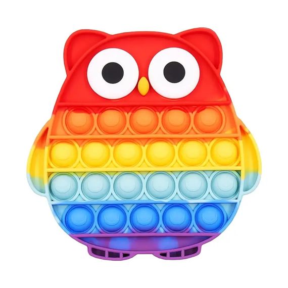 POPIT OWL MULTICOLOUR