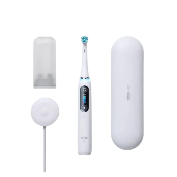 ЭЛЕКТРИЧЕСКАЯ ЗУБНАЯ ЩЕТКА BRAUN ORAL-B IO 8, WHITE ALABASTER