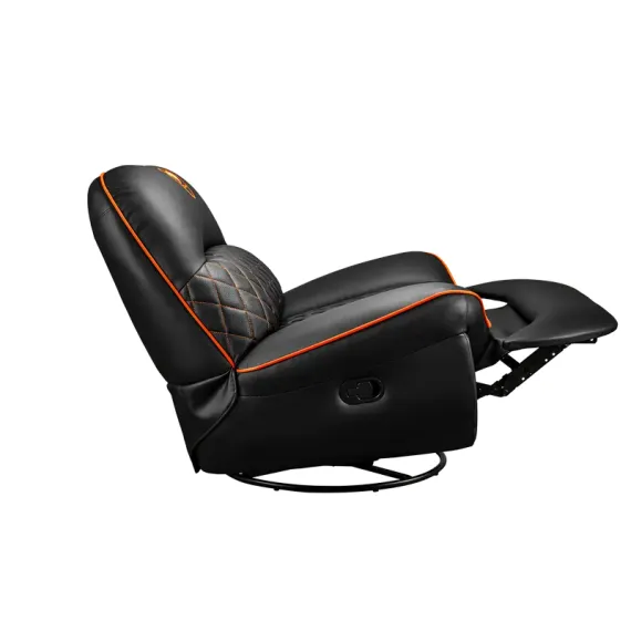 ИГРОВОЕ КРЕСЛО COUGAR OVERLORD, ИСКУССТВЕННАЯ КОЖА, ЧЕРНЫЙ | ОРАНЖЕВЫЙ