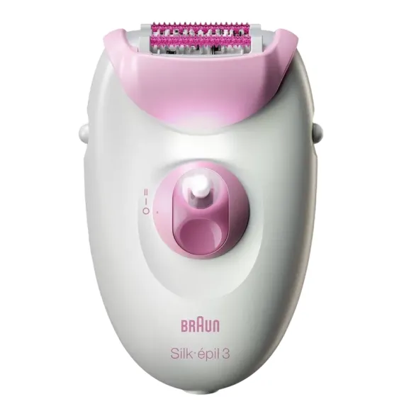 ЭПИЛЯТОР BRAUN SE 3-031, БЕЛЫЙ | РОЗОВЫЙ