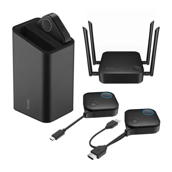 КОМПЛЕКТ БЕСПРОВОДНОЙ ПРЕЗЕНТАЦИОННОЙ СИСТЕМЫ BENQ INSTASHOW VS20, ЧЕРНЫЙ