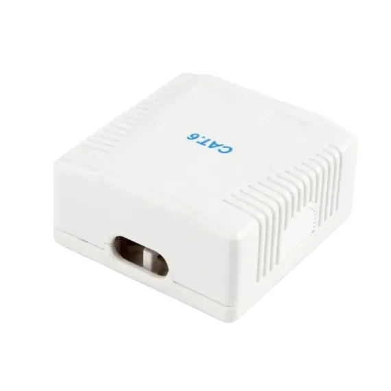 РОЗЕТКА ДЛЯ НАСТЕННОГО КРЕПЛЕНИЯ CABLEXPERT NCAC-2F6-01, БЕЛЫЙ