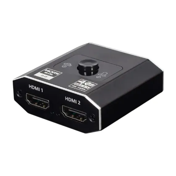 ДВУНАПРАВЛЕННЫЙ ПЕРЕКЛЮЧАТЕЛЬ HDMI CABLEXPERT DSW-HDMI-21, ЧЁРНЫЙ