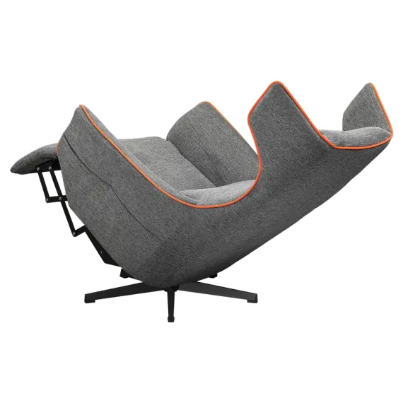 ИГРОВОЕ КРЕСЛО COUGAR MAGUS, ИМИТАЦИЯ ЛЬНА, СЕРЫЙ | ОРАНЖЕВЫЙ