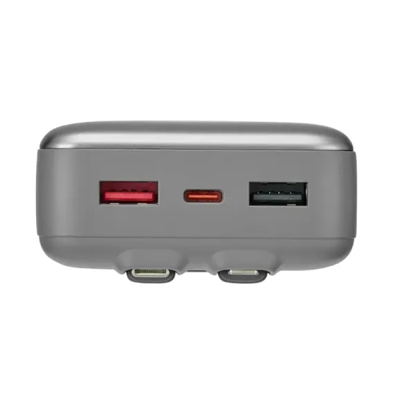 ПОРТАТИВНОЕ ЗАРЯДНОЕ УСТРОЙСТВО RIVACASE VA2612, 20000МА·Ч, СЕРЕБРИСТЫЙ