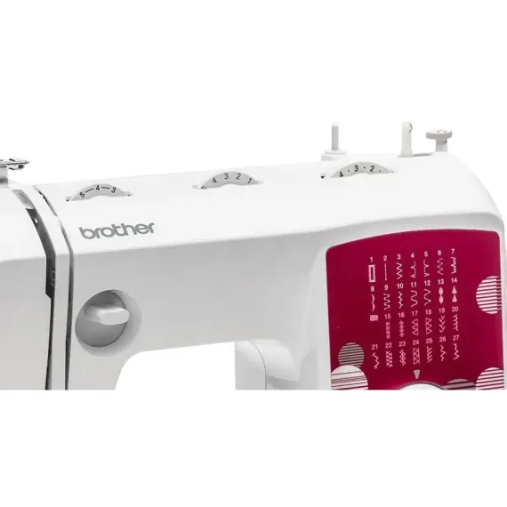 ШВЕЙНАЯ МАШИНА BROTHER RH127, БЕЛЫЙ | РОЗОВЫЙ