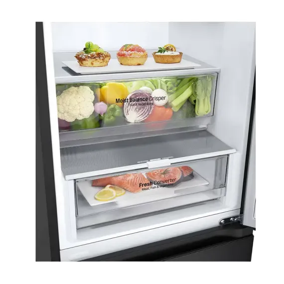 ХОЛОДИЛЬНИК LG GBV3200DEP, GRAPHITE BLACK