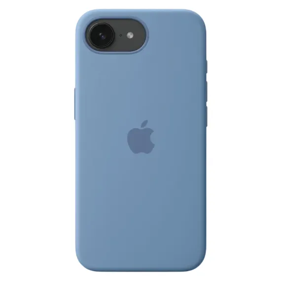 ЧЕХОЛ APPLE SILICONE CASE ДЛЯ IPHONE 16E, ЗИМНИЙ ГОЛУБОЙ