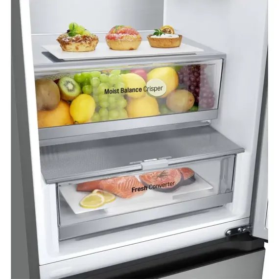 ХОЛОДИЛЬНИК LG GBV5240DPY, НЕРЖАВЕЮЩАЯ СТАЛЬ