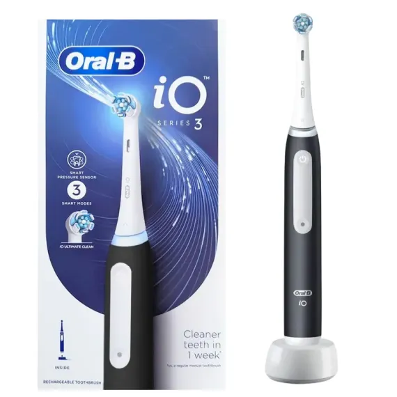 ЭЛЕКТРИЧЕСКАЯ ЗУБНАЯ ЩЕТКА BRAUN ORAL-B IO3, MATT BLACK