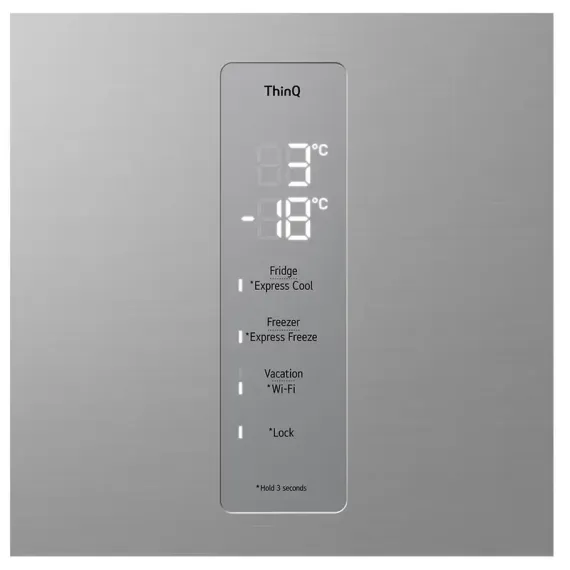 ХОЛОДИЛЬНИК LG GBV7270CPY, СЕРЕБРИСТЫЙ