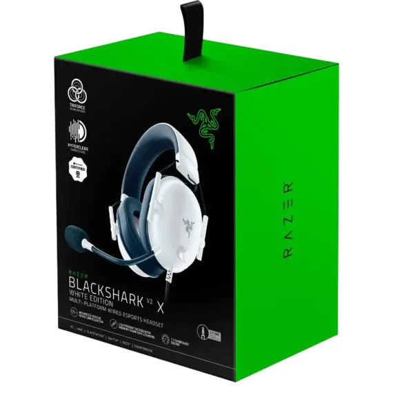 ИГРОВАЯ ГАРНИТУРА RAZER BLACKSHARK V2 HYPERSPEED, БЕСПРОВОДНОЙ/ПРОВОДНОЙ, БЕЛЫЙ