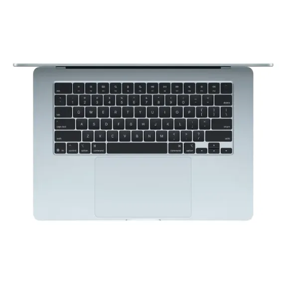 НОУТБУК 15,3" APPLE MACBOOK AIR A3241, SKY BLUE, M4 WITH 10-CORE CPU AND 10-CORE GPU, 16ГБ/256ГБ, MACOS SEQUOIA