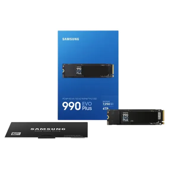 НАКОПИТЕЛЬ SSD SAMSUNG 990 EVO PLUS MZ-V9S4T0B, 4096ГБ