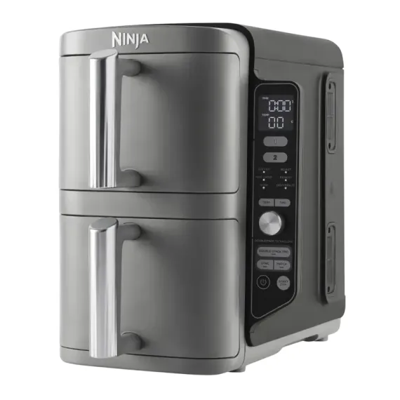 АЭРОФРИТЮРНИЦА NINJA DOUBLE STACK XL SL400EU, СЕРЫЙ