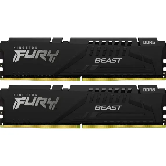ОПЕРАТИВНАЯ ПАМЯТЬ KINGSTON FURY BEAST, DDR5 SDRAM, 6400 МГЦ, 32 ГБ, KF564C32BBEK2-32