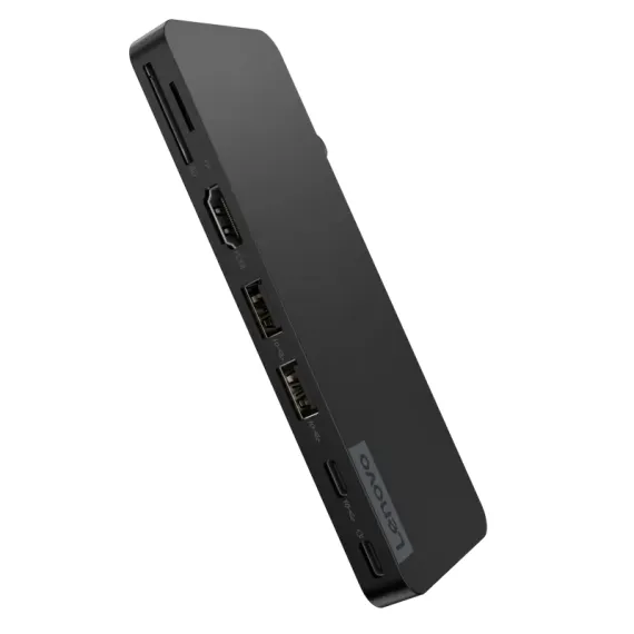 ДОК-СТАНЦИЯ LENOVO USB-C SLIM TRAVEL DOCK, ЧЕРНЫЙ