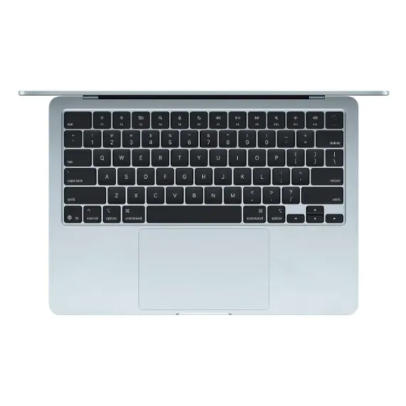 НОУТБУК 13,6" APPLE MACBOOK AIR A3240, SKY BLUE, M4 WITH 10-CORE CPU AND 8-CORE GPU, 16ГБ/256ГБ, MACOS SEQUOIA