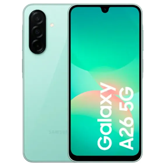 СМАРТФОН SAMSUNG GALAXY A26, 6ГБ/128ГБ, СВЕТЛО-ЗЕЛЕНЫЙ