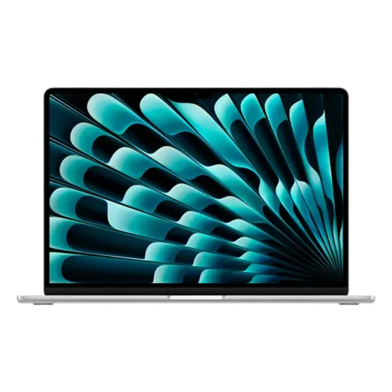 НОУТБУК 15,3" APPLE MACBOOK AIR A3241, СЕРЕБРИСТЫЙ, M4 WITH 10-CORE CPU AND 10-CORE GPU, 16ГБ/512ГБ, MACOS SEQUOIA