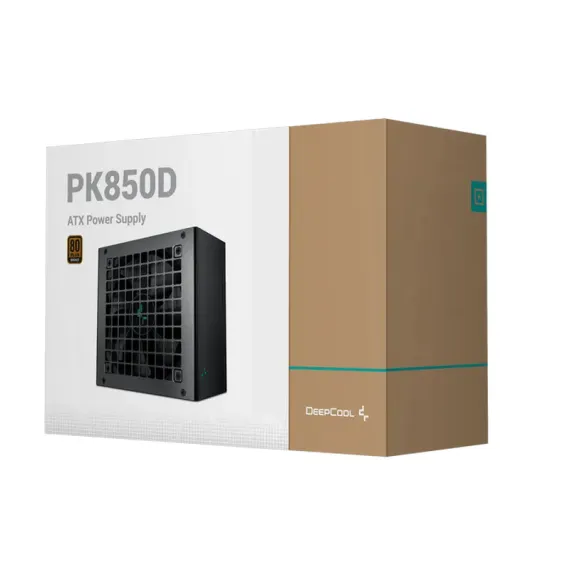 БЛОК ПИТАНИЯ ДЛЯ КОМПЬЮТЕРОВ DEEPCOOL PK850D, 850ВТ, ATX, НЕМОДУЛЬНЫЙ