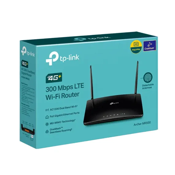 БЕСПРОВОДНОЙ МАРШРУТИЗАТОР TP-LINK ARCHER MR500, 4G,