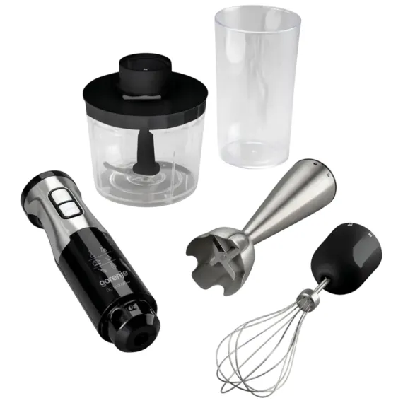 ПОГРУЖНОЙ БЛЕНДЕР GORENJE HBX1000E, НЕРЖАВЕЮЩАЯ СТАЛЬ | ЧЕРНЫЙ