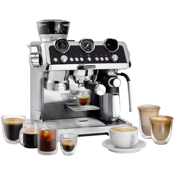 КОФЕВАРКА РОЖКОВАЯ DELONGHI EC 9865.M, 1450ВТ, НЕРЖАВЕЮЩАЯ СТАЛЬ