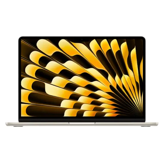 НОУТБУК 13,6" APPLE MACBOOK AIR A3240, STARLIGHT, M4 WITH 10-CORE CPU AND 8-CORE GPU, 16ГБ/256ГБ, MACOS SEQUOIA