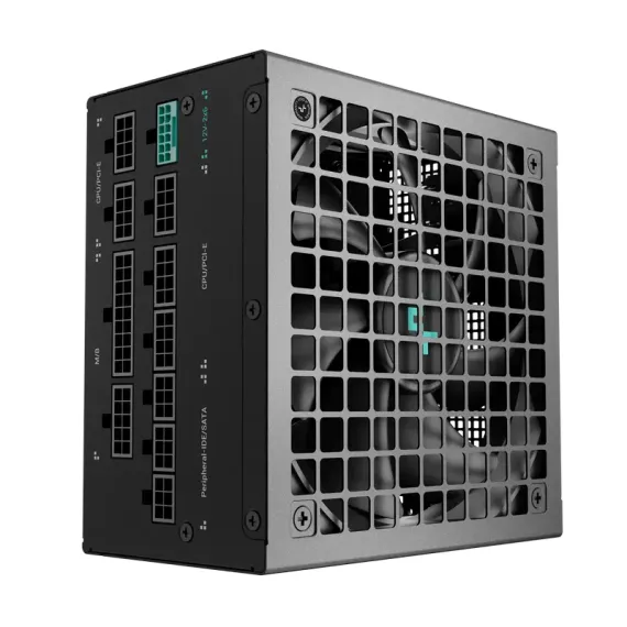 БЛОК ПИТАНИЯ ДЛЯ КОМПЬЮТЕРОВ DEEPCOOL PN1000M, 1000ВТ, ATX, ПОЛНОСТЬЮ МОДУЛЬНЫЙ