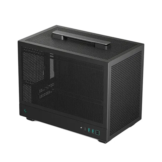 КОМПЬЮТЕРНЫЙ КОРПУС DEEPCOOL CH160, MINI-ITX, БЕЗ БЛОКА ПИТАНИЯ, ЧЁРНЫЙ