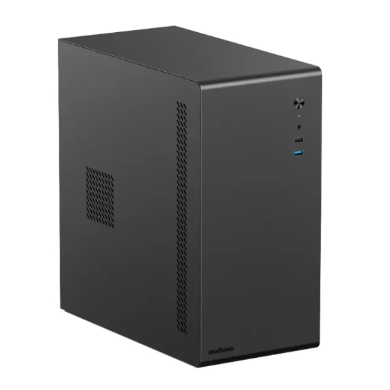КОМПЬЮТЕРНЫЙ КОРПУС SOHOO 6519BK, MICRO-ATX, ATX,
