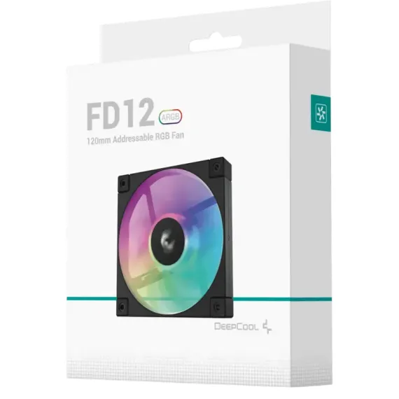 ВЕНТИЛЯТОР ДЛЯ ПК DEEPCOOL FD12 ARGB, 120 ММ