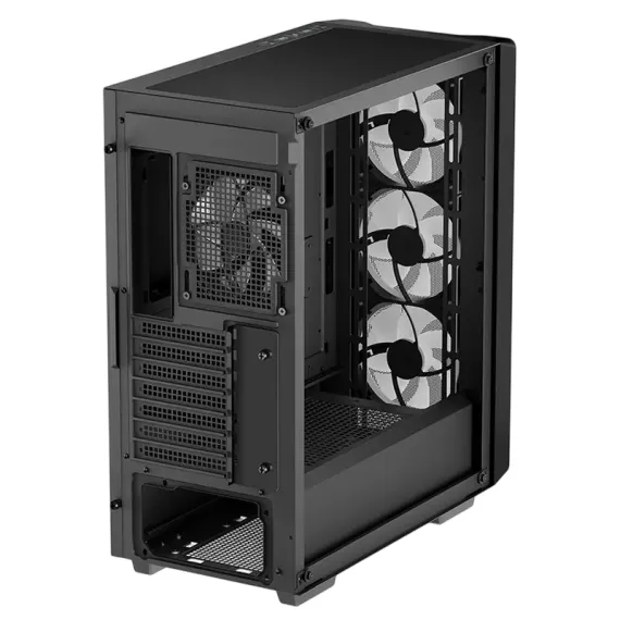 КОМПЬЮТЕРНЫЙ КОРПУС DEEPCOOL CC560 MESH V2, MIDI-TOWER, БЕЗ БЛОКА ПИТАНИЯ, ЧЁРНЫЙ